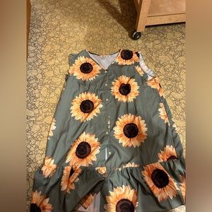 shein sunflower dress